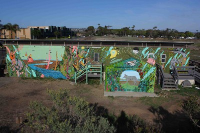 Original trailer mural
