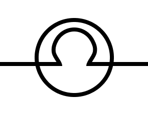 electric circuit symbol for bulb
