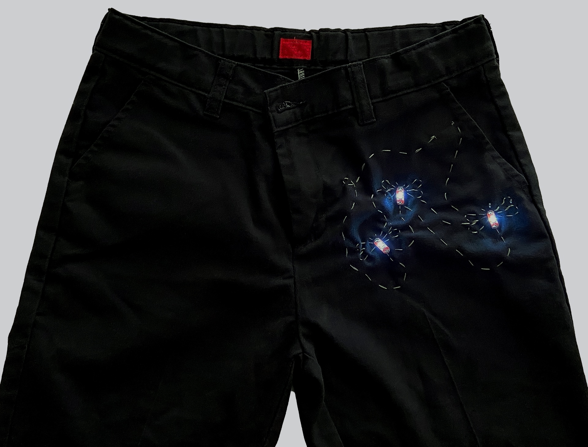 pants lights on